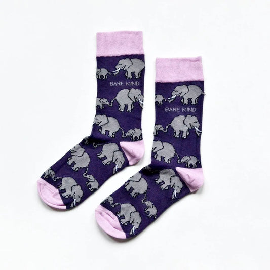 Bare Kind Socks - Elephant