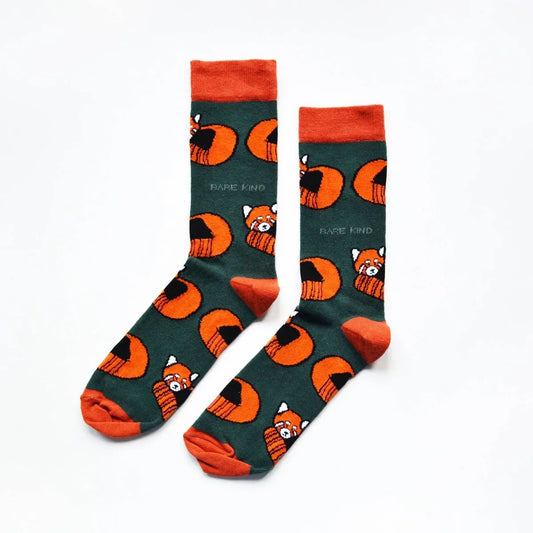 Bare Kind Socks - Red Panda