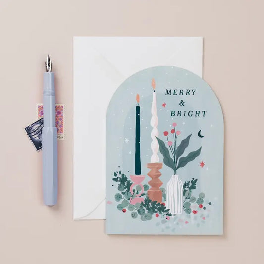 Merry and Bright - Greeting Card