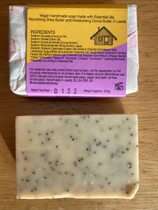 Neroli and Lavender with Poppy Seeds Soap