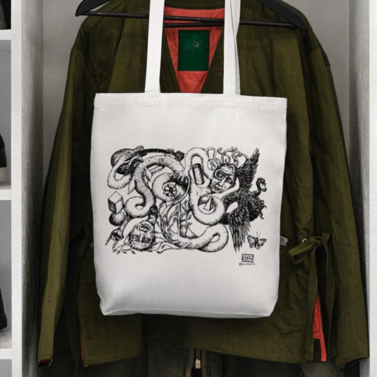 Jakob's Journey - Natural Colour Tote Bag