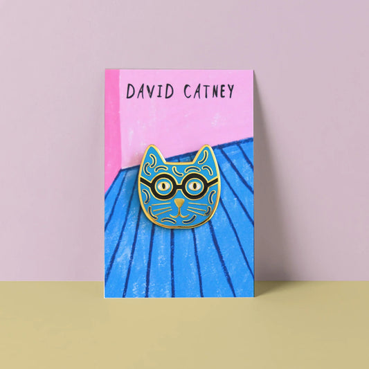 David Catney - Cat Artist Pin