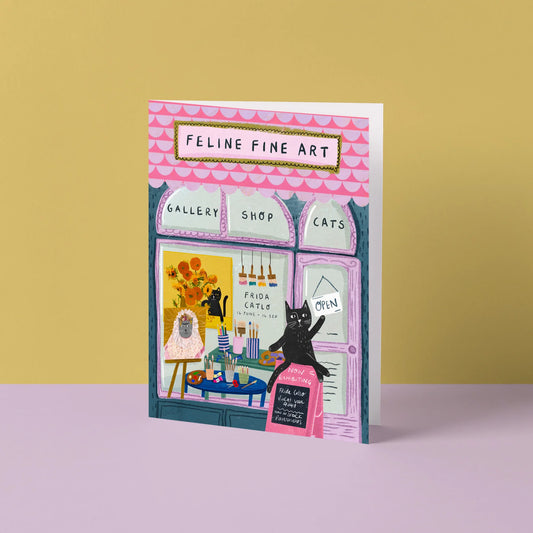 Feline Fine Art - Greetings Card