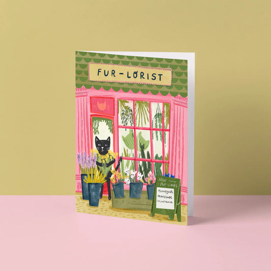 Fur-lorist - Greetings Card