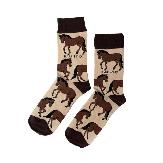 Bare Kind Socks - Horse
