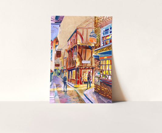 York Art Print, Shambles - A4