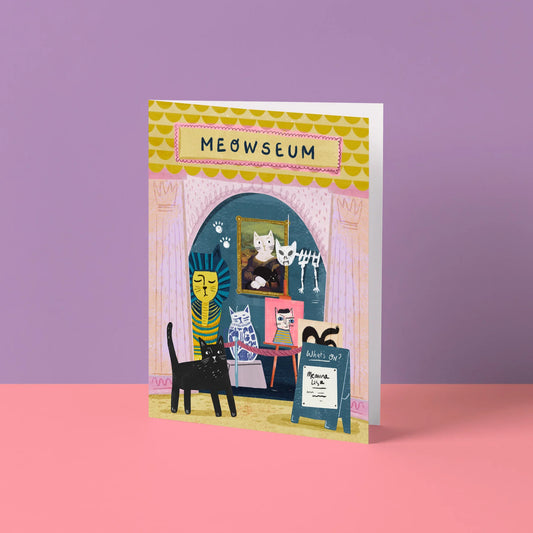 Meowseum - Greetings Card