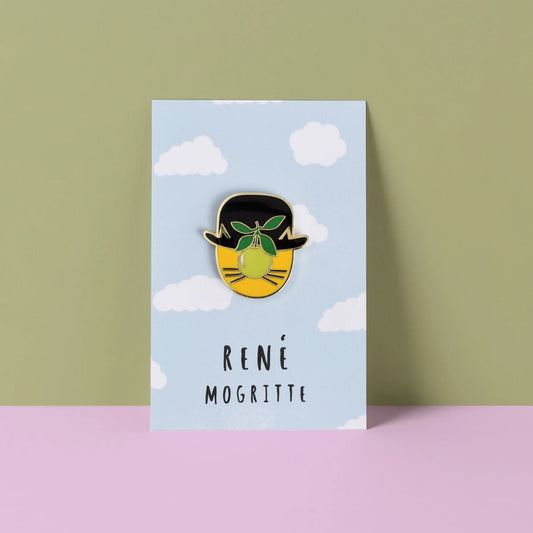 Réne Mogritte - Cat Artist Pin