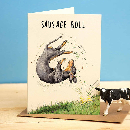 Sausage Roll - Greetings Card
