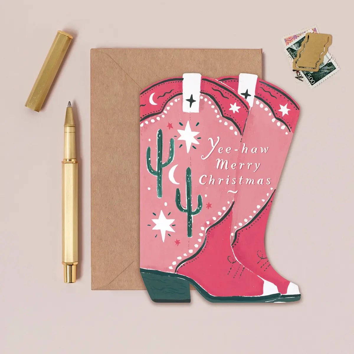 Cowboy Boots - Greeting Card