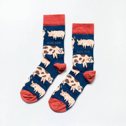 Bare Kind Socks - Pig