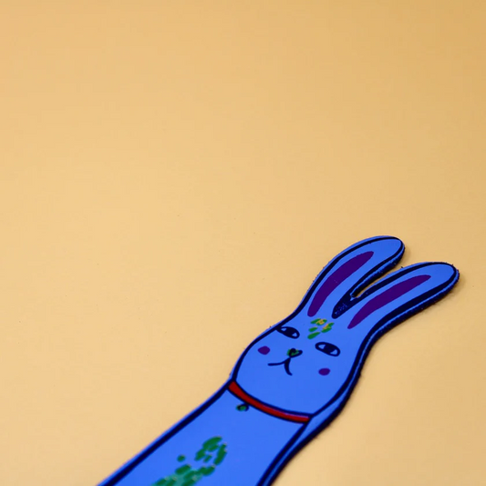 Bunny Bookmark - Corn Flower Blue