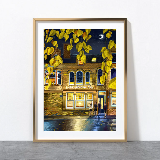 Art Print, Cardigan Arms, Kirkstall- A4