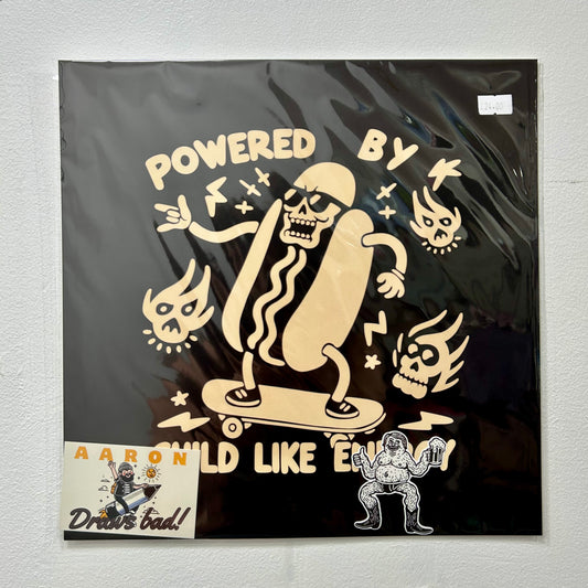 Powered By Child Like Energy Square Print