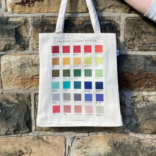 Colours of Harry Styles - Natural Colour Tote Bag