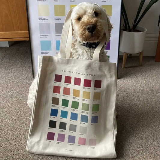 Colours of Taylor Swift - Natural Colour Tote Bag