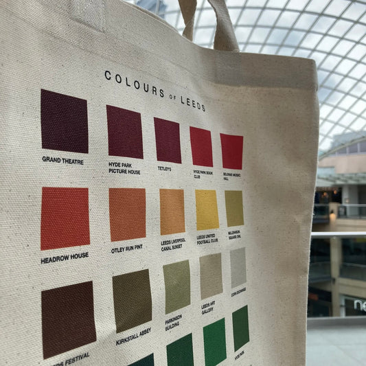 Colours of Leeds - Natural Colour Tote Bag