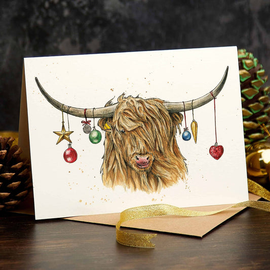 Highland Christmas - Greetings Card