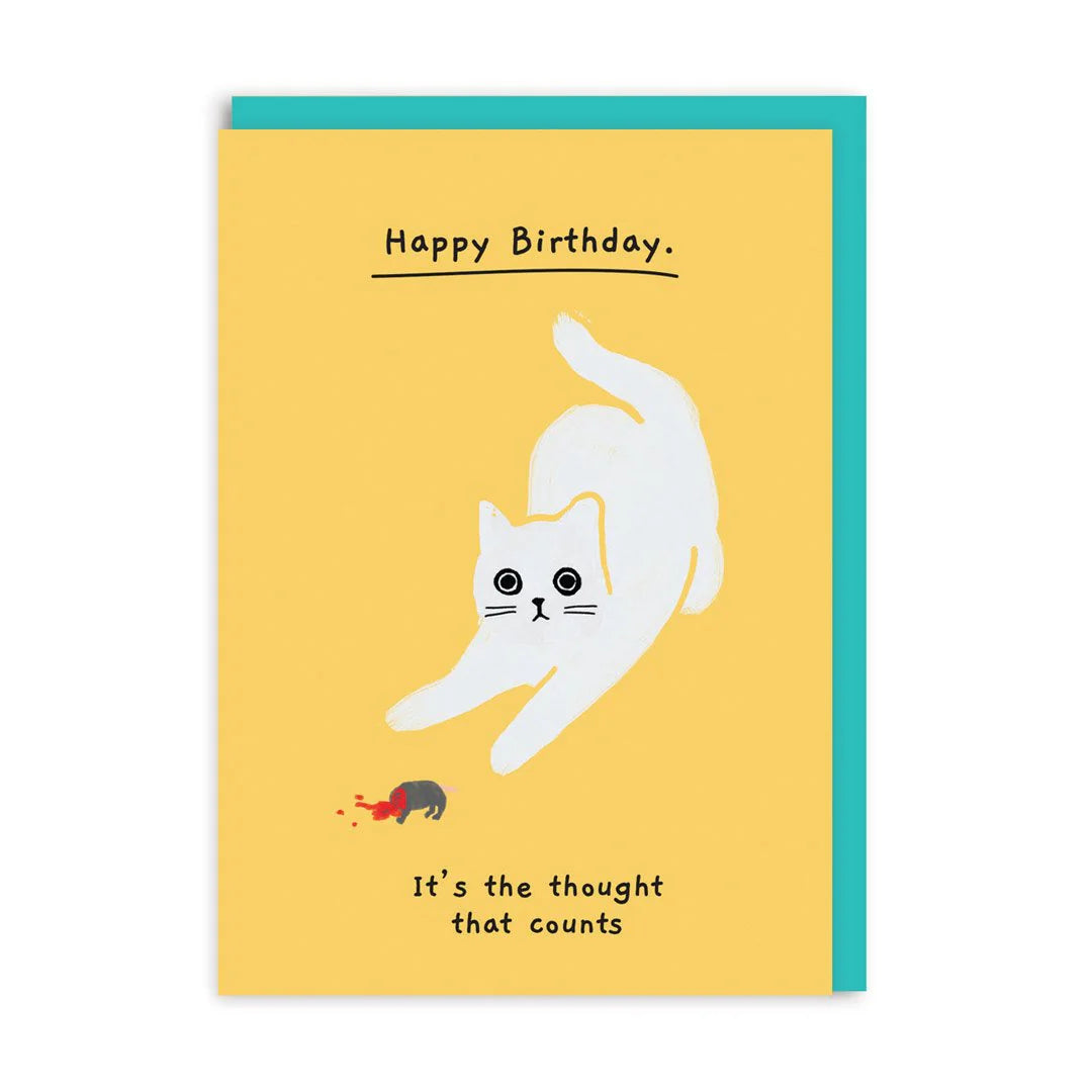 It's The Thought That Counts - Birthday Card