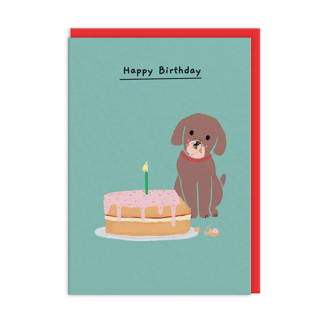 Pat The Pooch Cake - Birthday Card