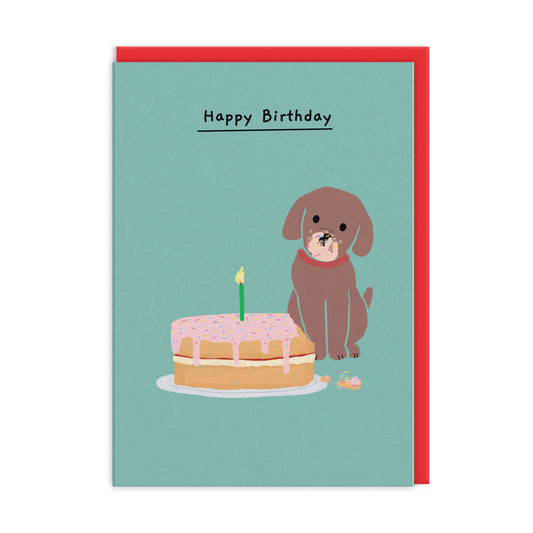 Pat The Pooch Cake - Birthday Card