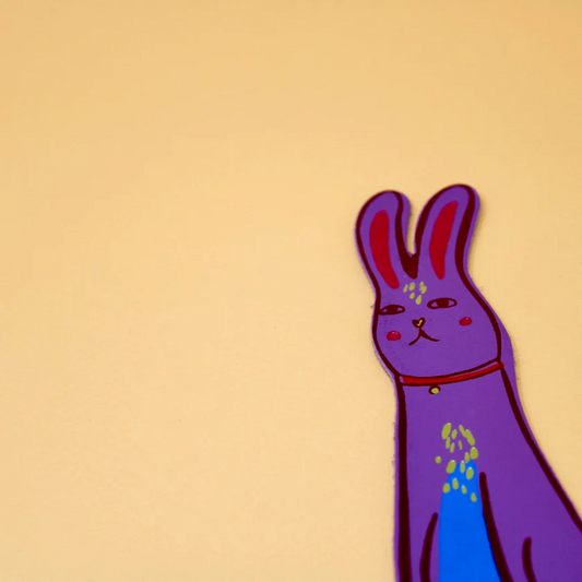 Bunny Bookmark - Lilac