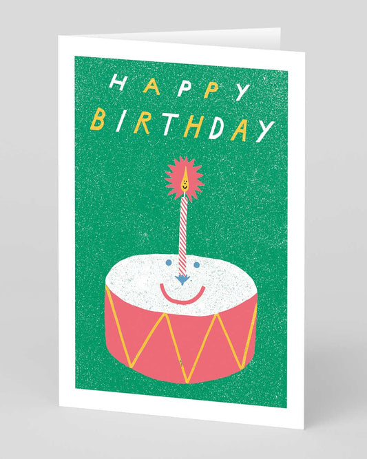 Drum Birthday Card - Birthday Card