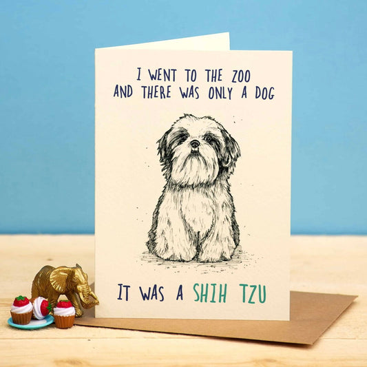 Shih Tzu- Greetings Card