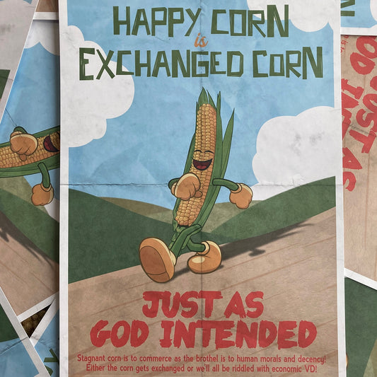 Corn Lad Print - A4