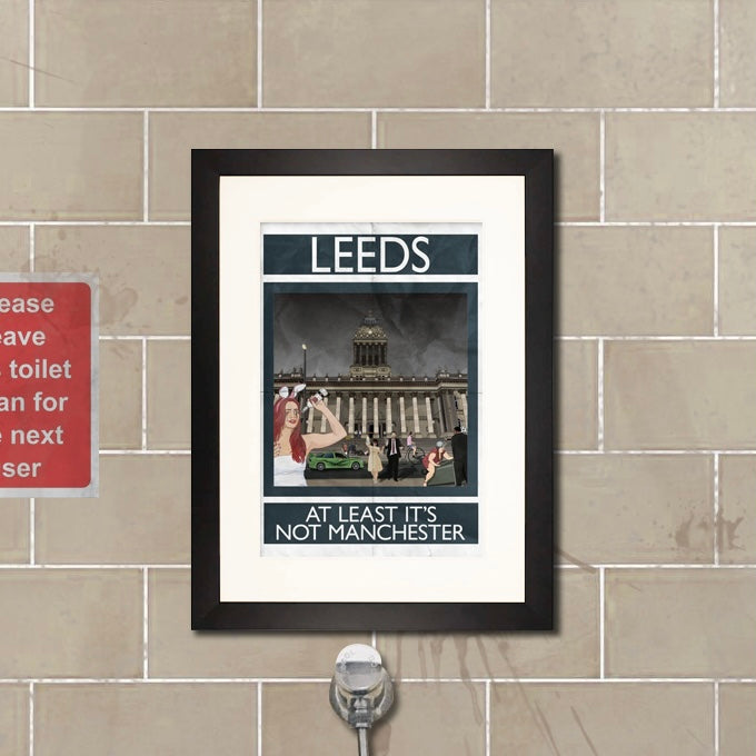 Leeds Rubbish Seaside Print - A4