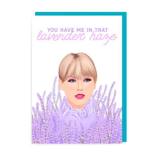 Lavender Haze Greetings Card