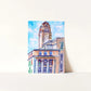 Leeds Art Print, University of Leeds, Parkinson Building - A4