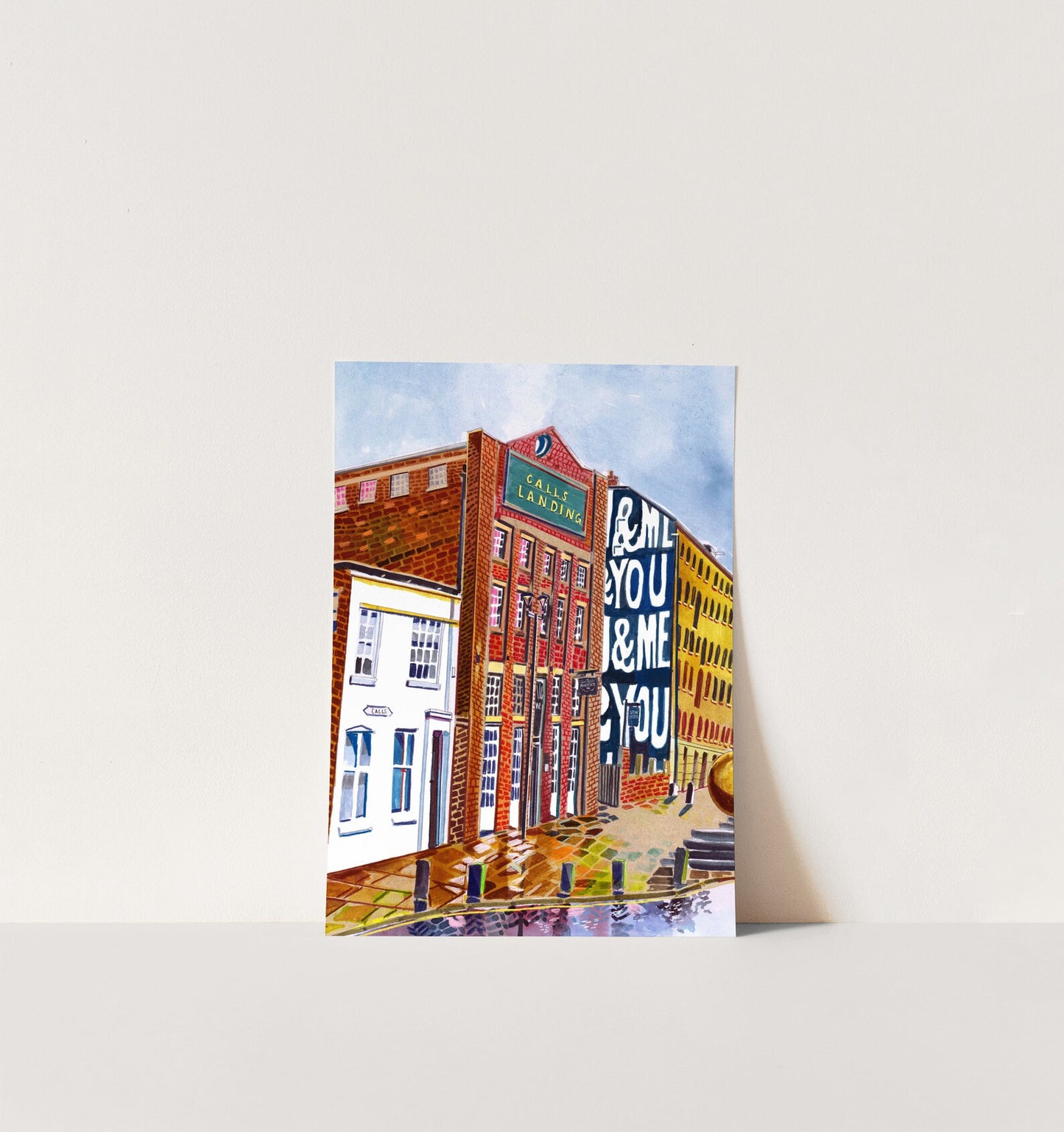 Leeds Art Print, The Calls, Calls Lane - A4