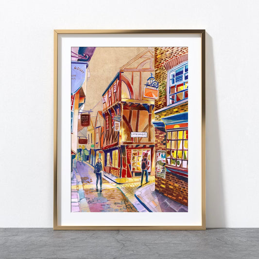 York Art Print, Shambles - A4