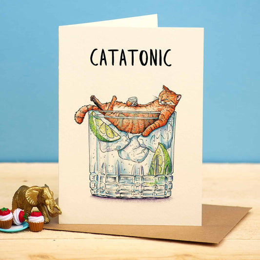 Catatonic - Greetings Card