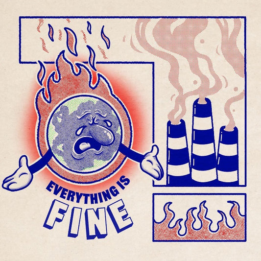 Everything Is Fine - 21cm Square Print