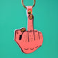 Middle Finger Keyring