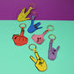Peace Hand Sign Keyring