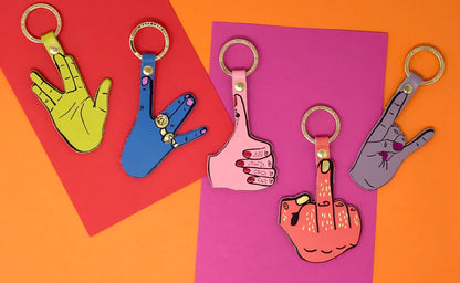 Middle Finger Keyring