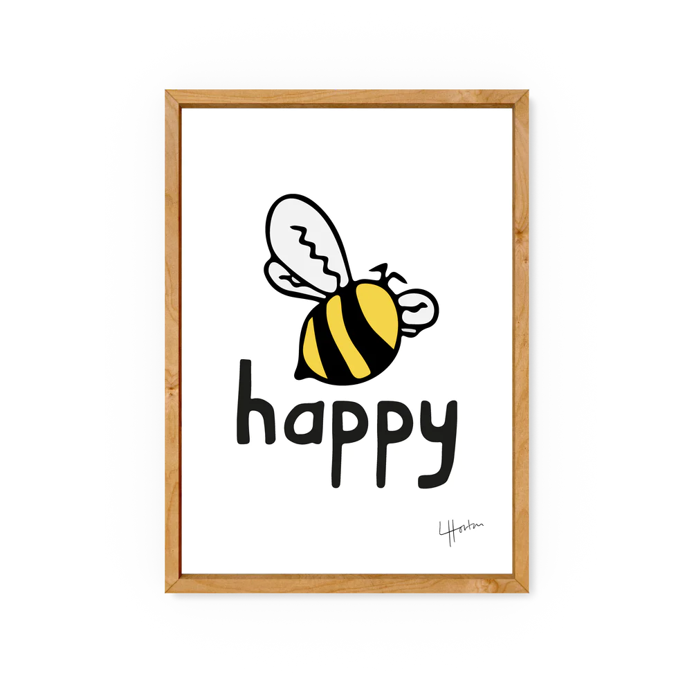 Bee Happy A4 indiemakers
