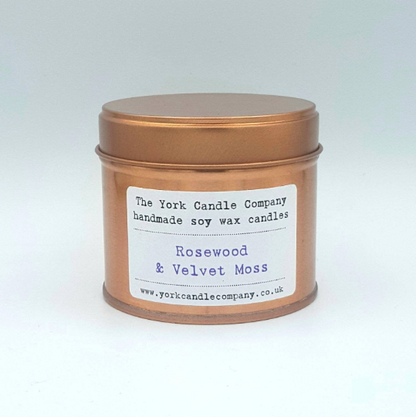 Rosewood & Velvet Moss Soy Wax Candle